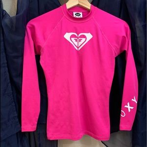 Pink Roxy swim top size small